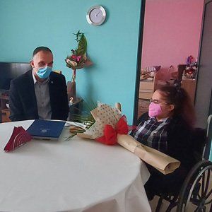 Gradonačelnik u poseti porodici Lučić, povodom Međunarodnog dana osoba s invaliditetom