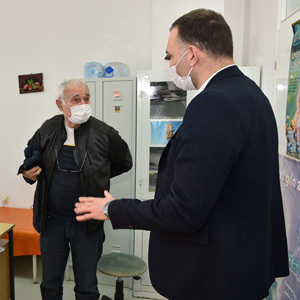 Gradonačelnik u poseti punktu Doma zdravlja na Bagljašu: poziv sugrađanima da se odazovu na vakcinaciju
