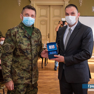 Gradonačelnik primio oficire 64. klase generalštabnog usavršavanja Vojske Srbije i nastavnike s Univerziteta odbrane