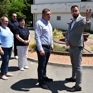 Заменик градоначелника Саша Сантовац данас у посети Меленцима и Бањи Русанди, јуче Книћанину