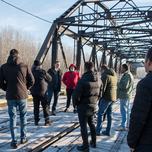 Градоначелник Зрењанина обишао мост на Тамишу и разговарао с мештанима Томашевца и Орловата