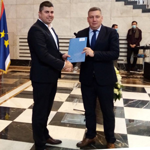 Zamenik gradonačelnika Santovac potpisao ugovore u Novom Sadu: za dva projekta Gradu Zrenjaninu 9,35 miliona dinara pokrajinskih sredstava