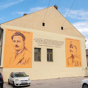 U susret 105. godišnjici od oslobođenja u Prvom svetskom ratu - mural posvećen velikanima iz tog perioda istorije grada