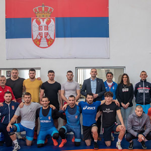 Gradonačelnik posetio rvačke reprezentativce Srbije na pripremama pred Evropsko prvenstvo i kvalifikacije za Olimpijske igre u Parizu